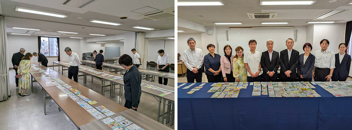 「第１２回税に関する絵はがきコンクール」表彰作品選考会開催
